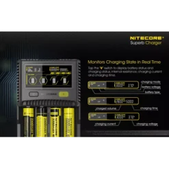 Nitecore SC4 Charger -Outdoor Gear Pro SC4 5