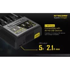 Nitecore SC4 Charger -Outdoor Gear Pro SC4 9