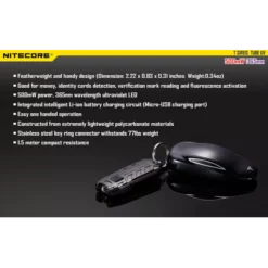 Nitecore UV Tube Torch -Outdoor Gear Pro TUBE UV 6