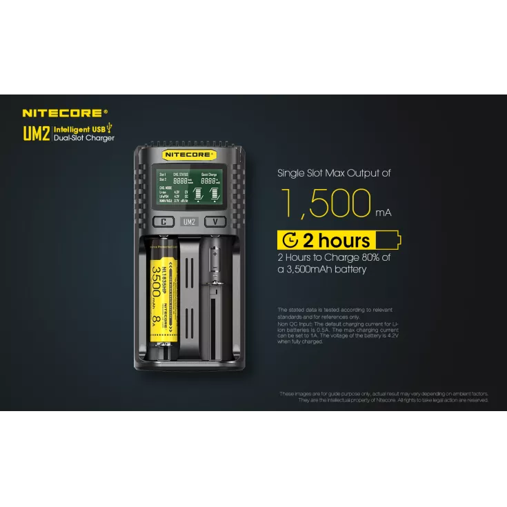 Nitecore UM2 Charger 3 Nitecore UM2 Charger - Image 3