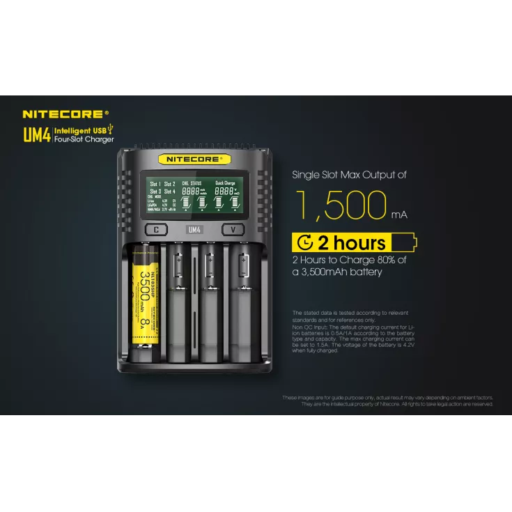 Nitecore UM4 Charger 4 Nitecore UM4 Charger - Image 4