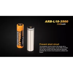 Fenix ARB-L18 18650 3500mAh Battery -Outdoor Gear Pro arb l18 3500 3