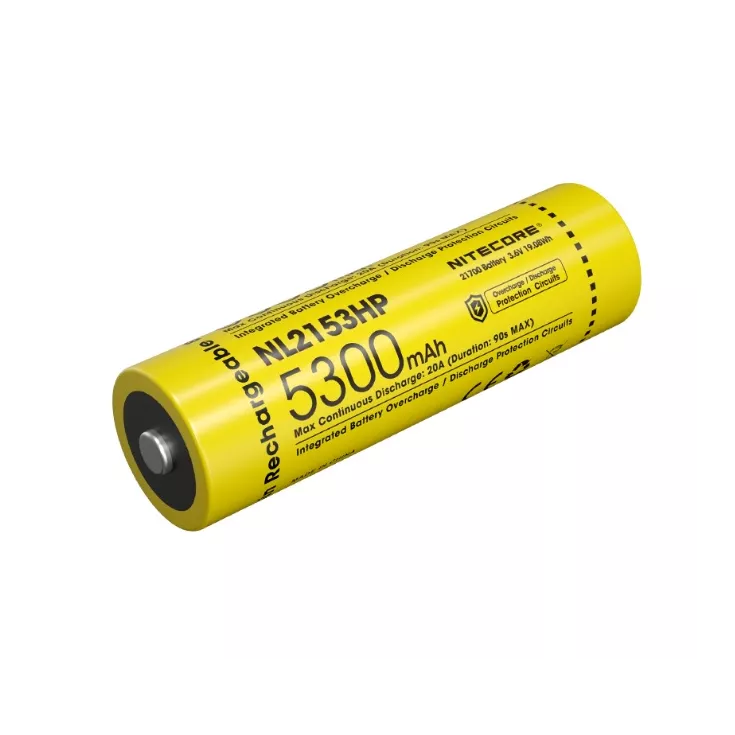 Nitecore 21700 NL2153HP Li-ion High Performance (5300mAh) Battery 1 Nitecore 21700 NL2153HP Li-ion High Performance (5300mAh) Battery