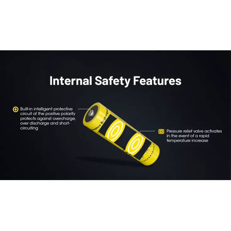 Nitecore 21700 NL2160 Li-ion Battery (6000mAh) 6 Nitecore 21700 NL2160 Li-ion Battery (6000mAh) - Image 6