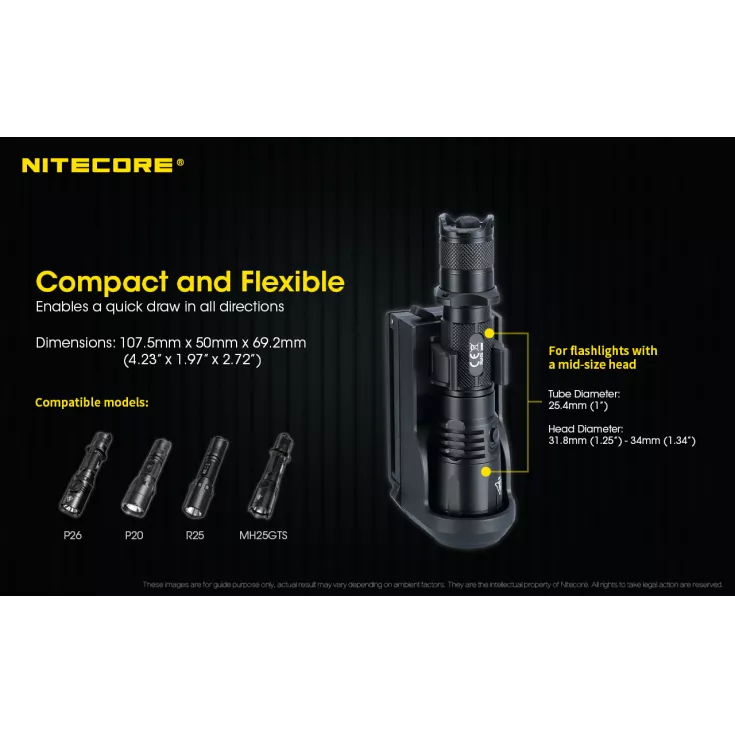 Nitecore NTH25 Tactical Holster 3 Nitecore NTH25 Tactical Holster - Image 3