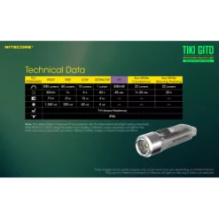 Nitecore TIKI GITD -Outdoor Gear Pro nitecore tiki gitd green 10
