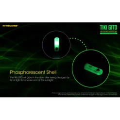 Nitecore TIKI GITD -Outdoor Gear Pro nitecore tiki gitd green 2
