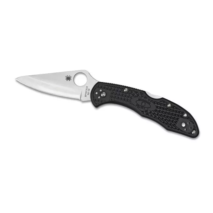 Spyderco Delica 4 - FRN Handle & Plain Satin Blade 1 Spyderco Delica 4 - FRN Handle & Plain Satin Blade